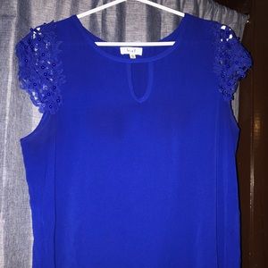 Beautiful blue blouse.